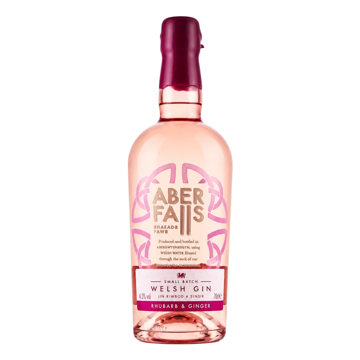 Gin Aber Falls Welsh Rhubarb &amp; Ginger 41,3 Vol. 70cl