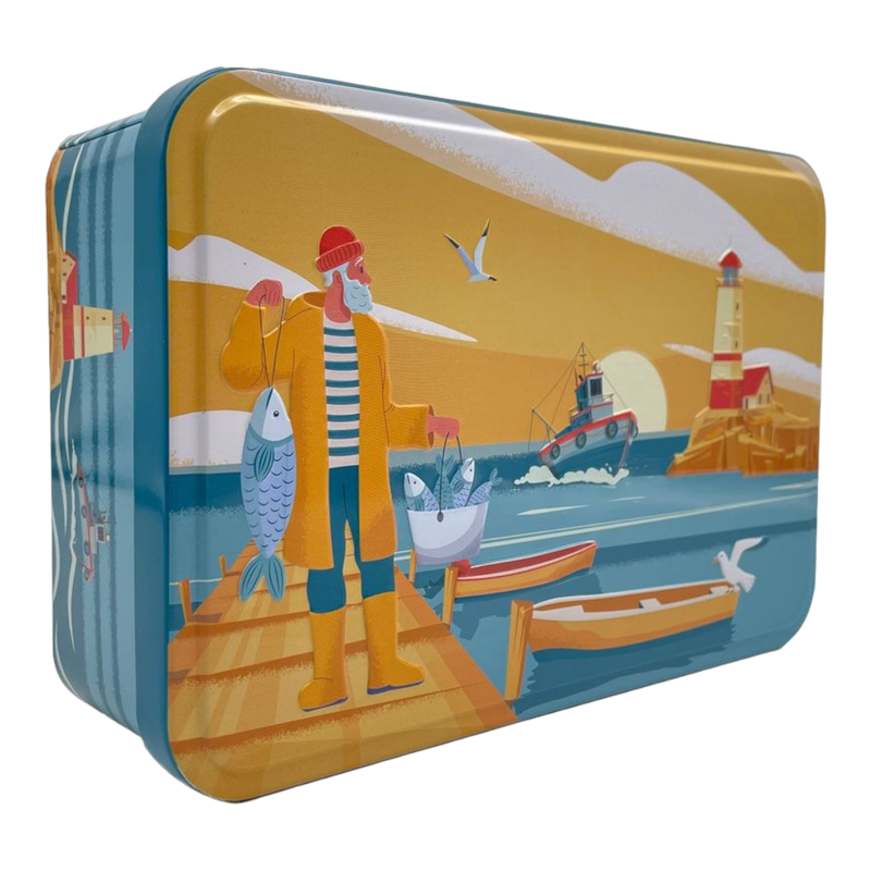 ATELIER D - Metaalblik 350 g - Natuurlijk assortiment - Terug naar de haven