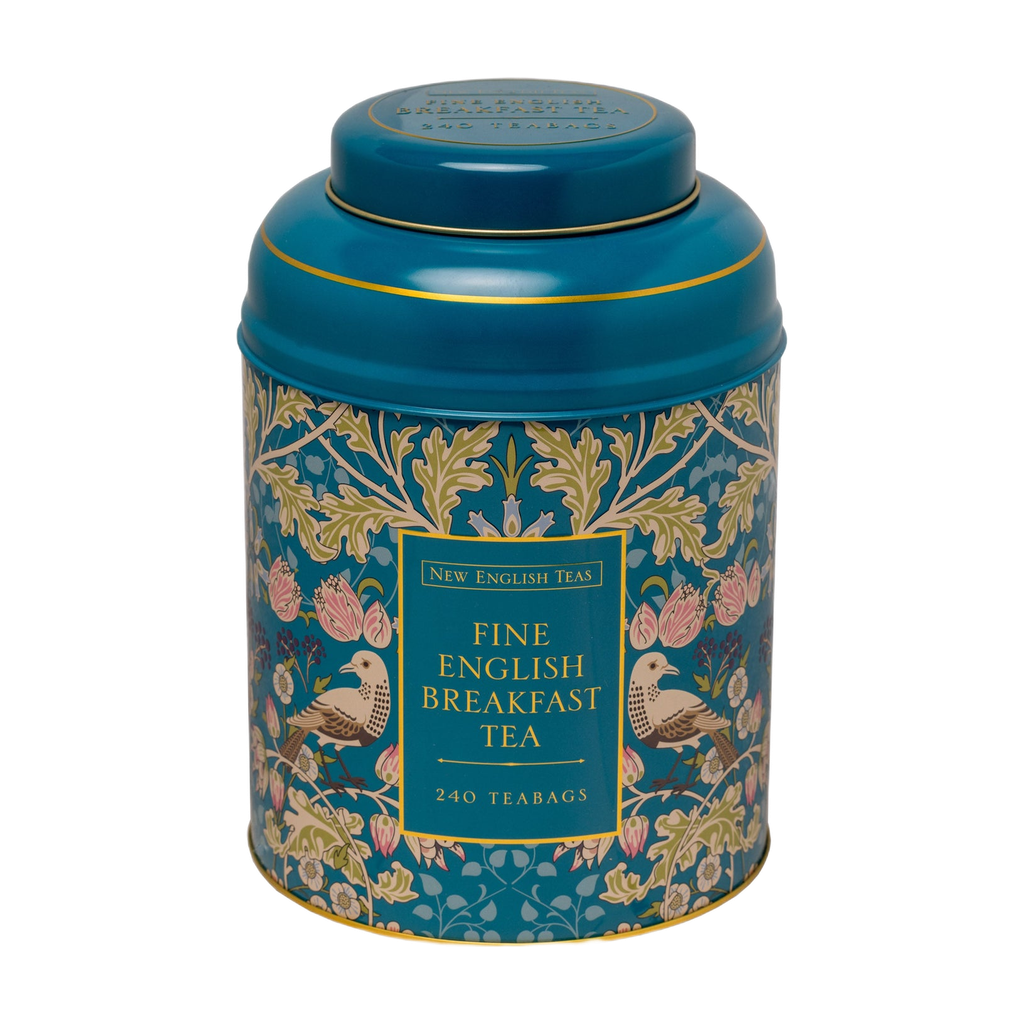 Zanglijster Deluxe Theeblik Blauwgroen 240 Theezakjes