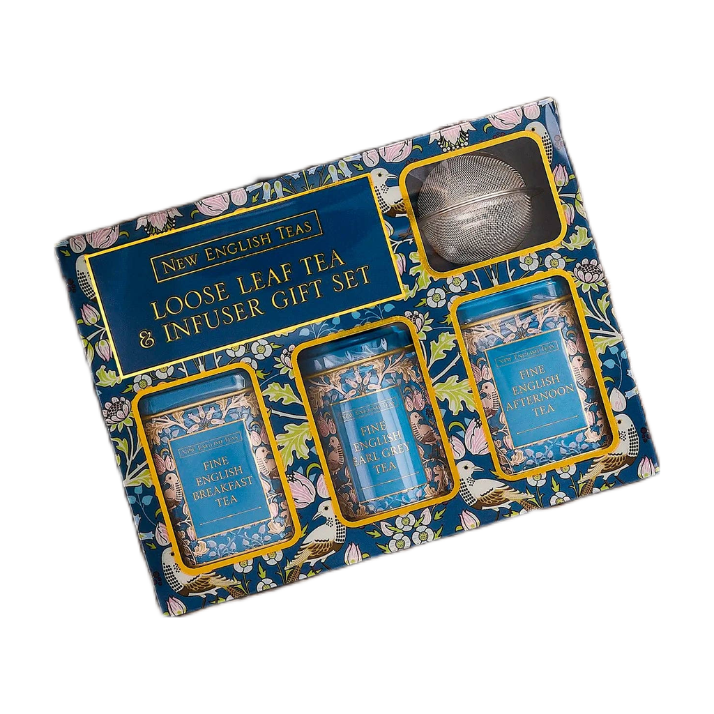Zanglijster Mini Theeblik &amp; Infuser Cadeauset
