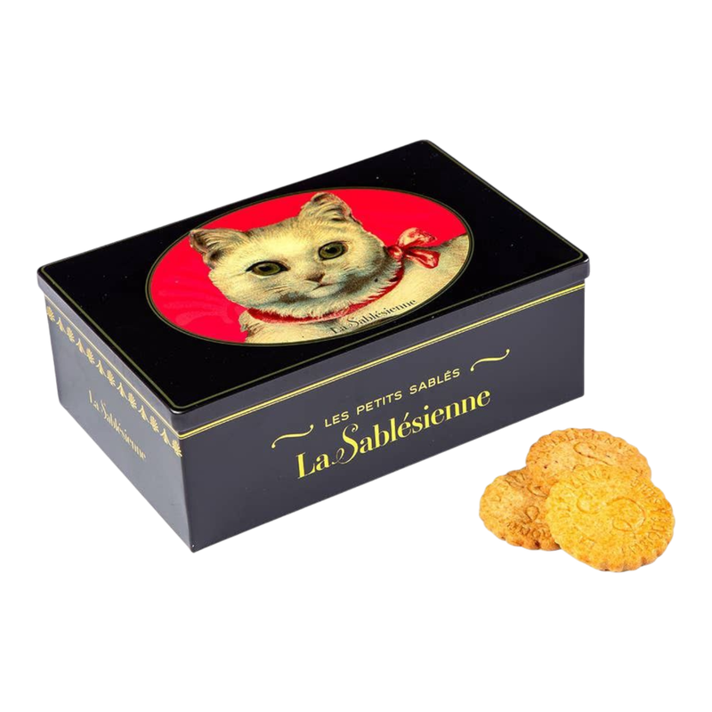 LA SABLESIENNE - Chocolade zandkoekjes "Witte kat" 250g