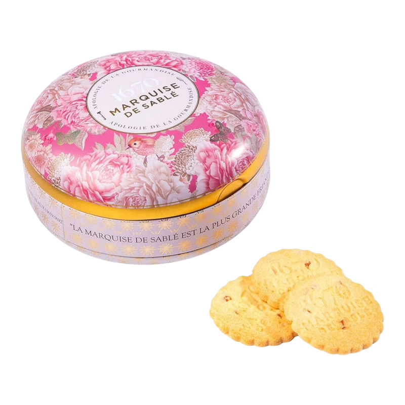 LA SABLESIENNE - Zandkoekjes ronde doos "Ecrin Trésor" Moederdag