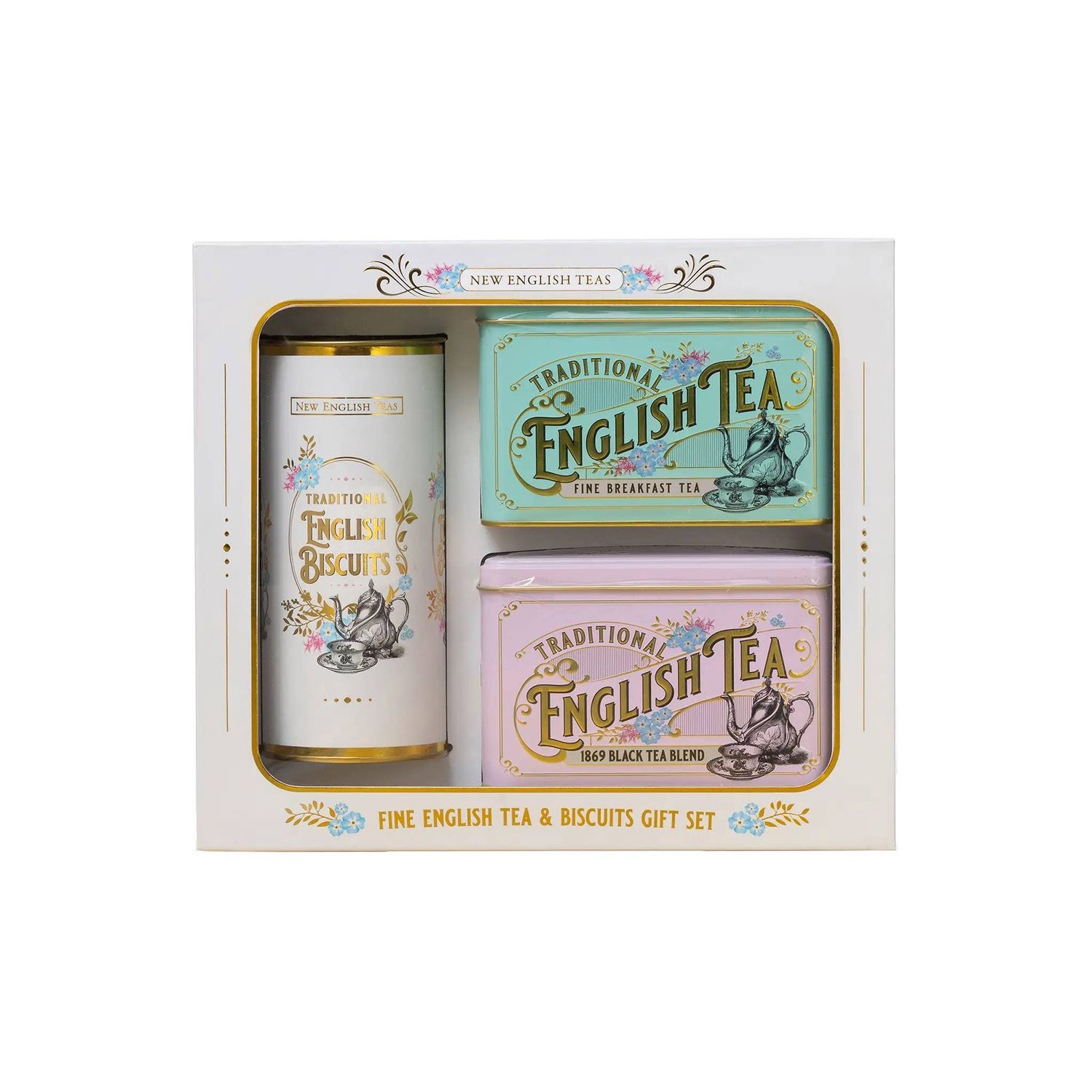 Vintage Victoriaans Thee &amp; Koekjes Cadeauset