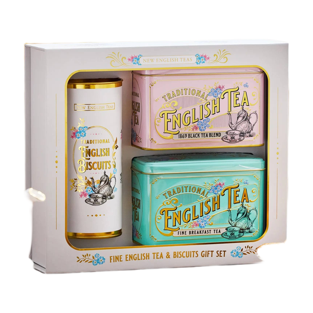 Vintage Victoriaans Thee &amp; Koekjes Cadeauset