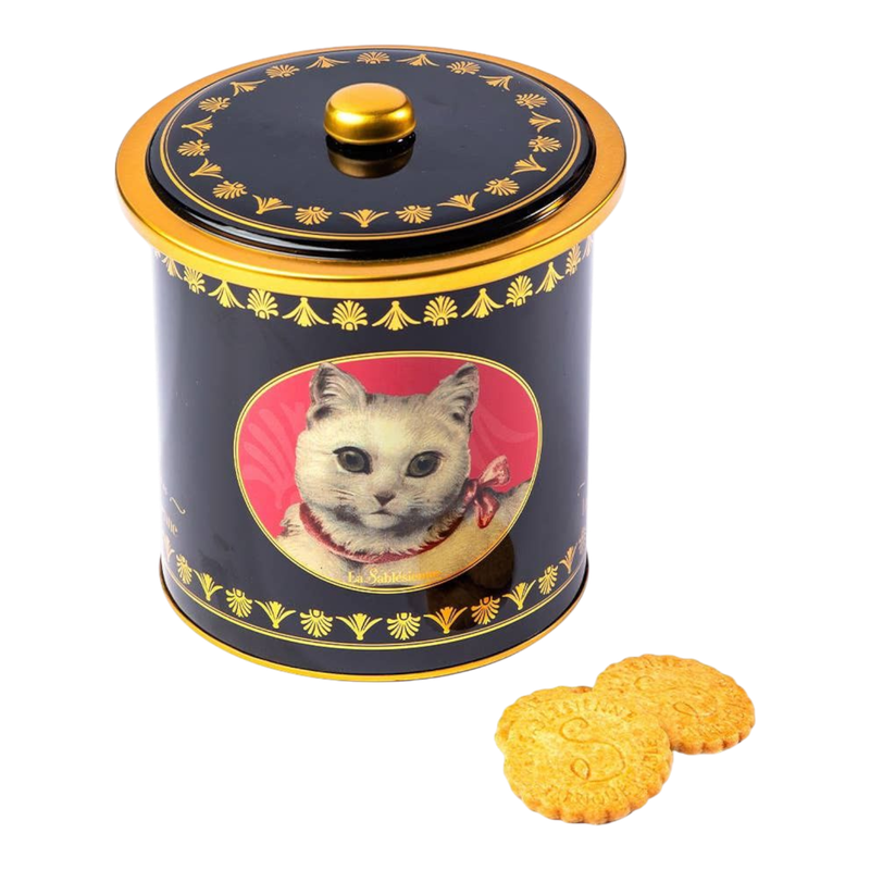 LA SABLESIENNE - Assortiment zandkoekjes - Emmer "Witte Kat" 250 g