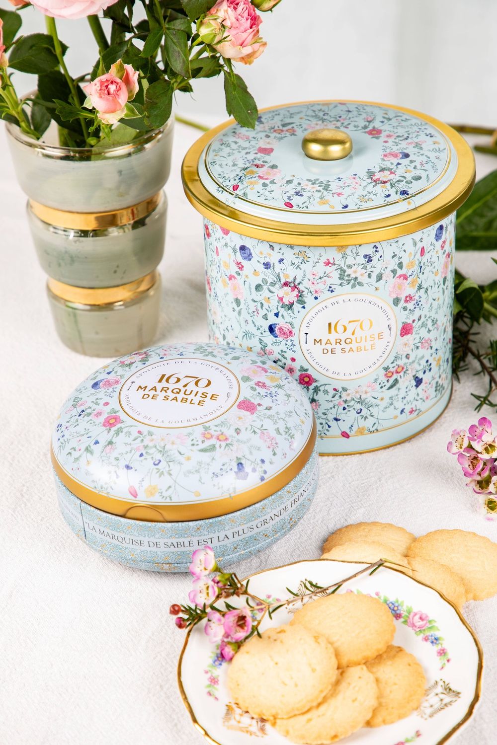 LA SABLESIENNE - Zandkoekjes "Bouquet sauvage" 175 g Moederdag