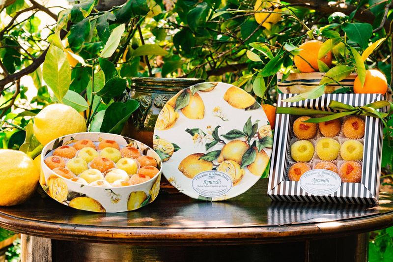 Agrumelli Rigata Piccola - Amandelhapjes met frisse citrusvruchtensmaak 195gr