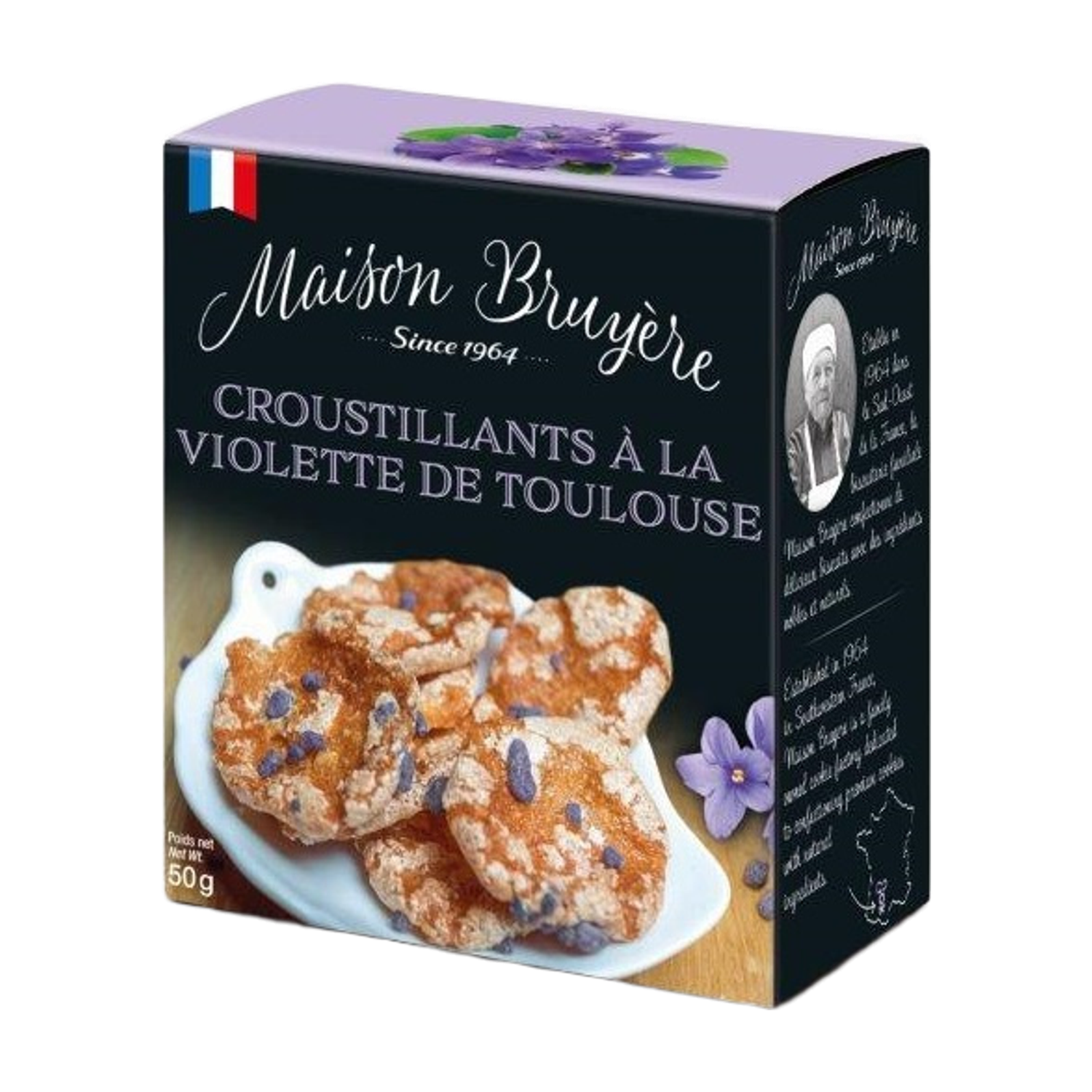 koekjes violet krokant 50g