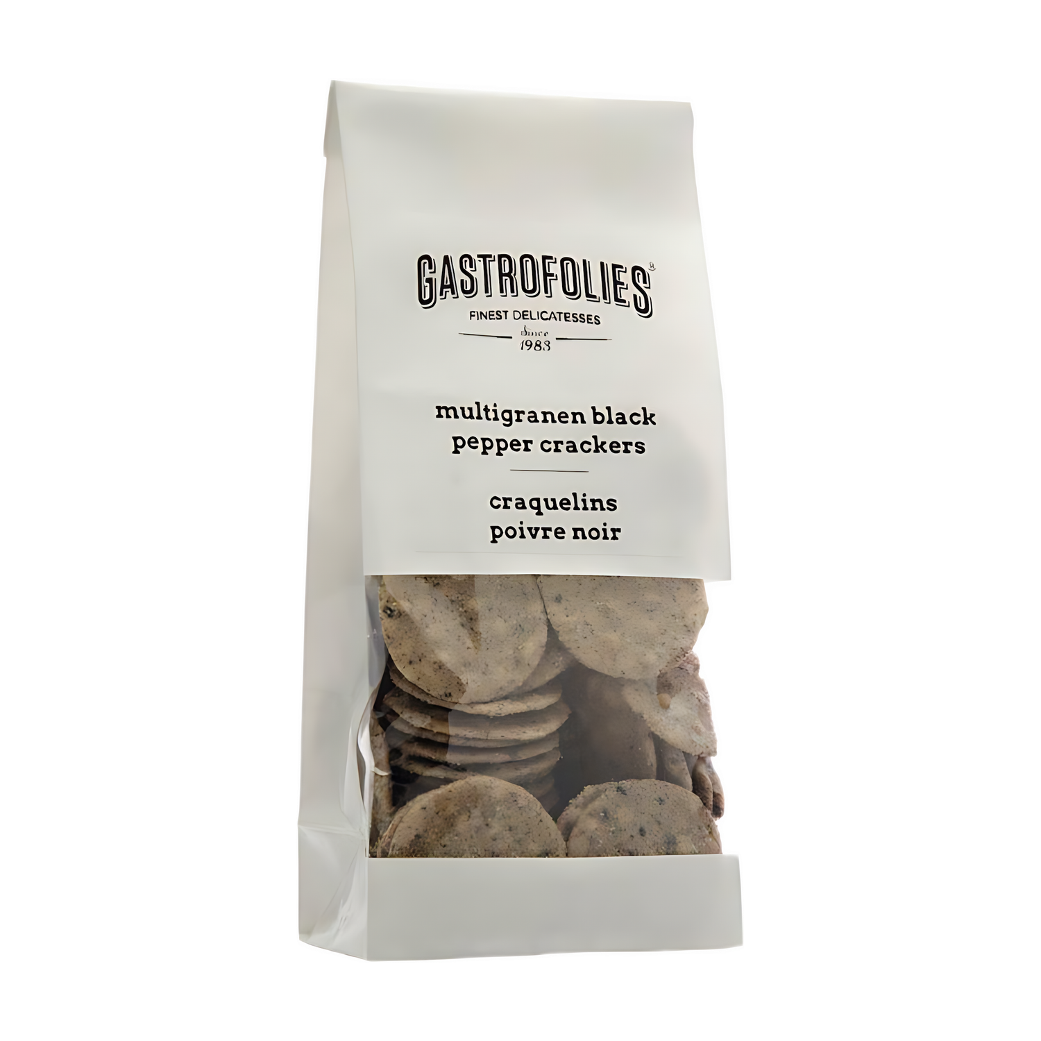 Gastrofolies multigranen black pepper crackers 60g