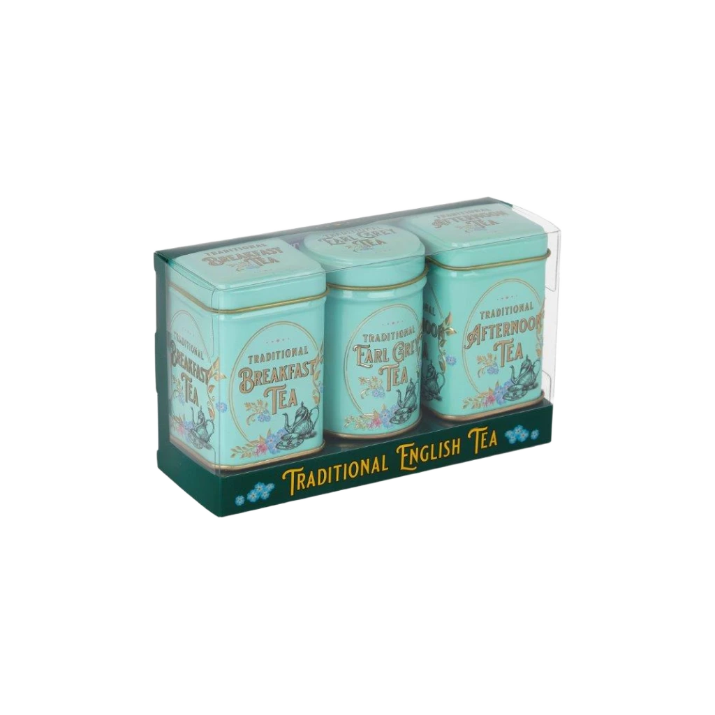 mini tea tin victorian 3x25g gift pack