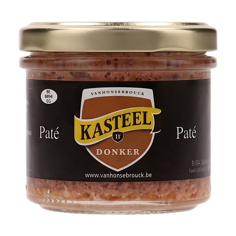 pat‚ met kasteelbier donker 100g