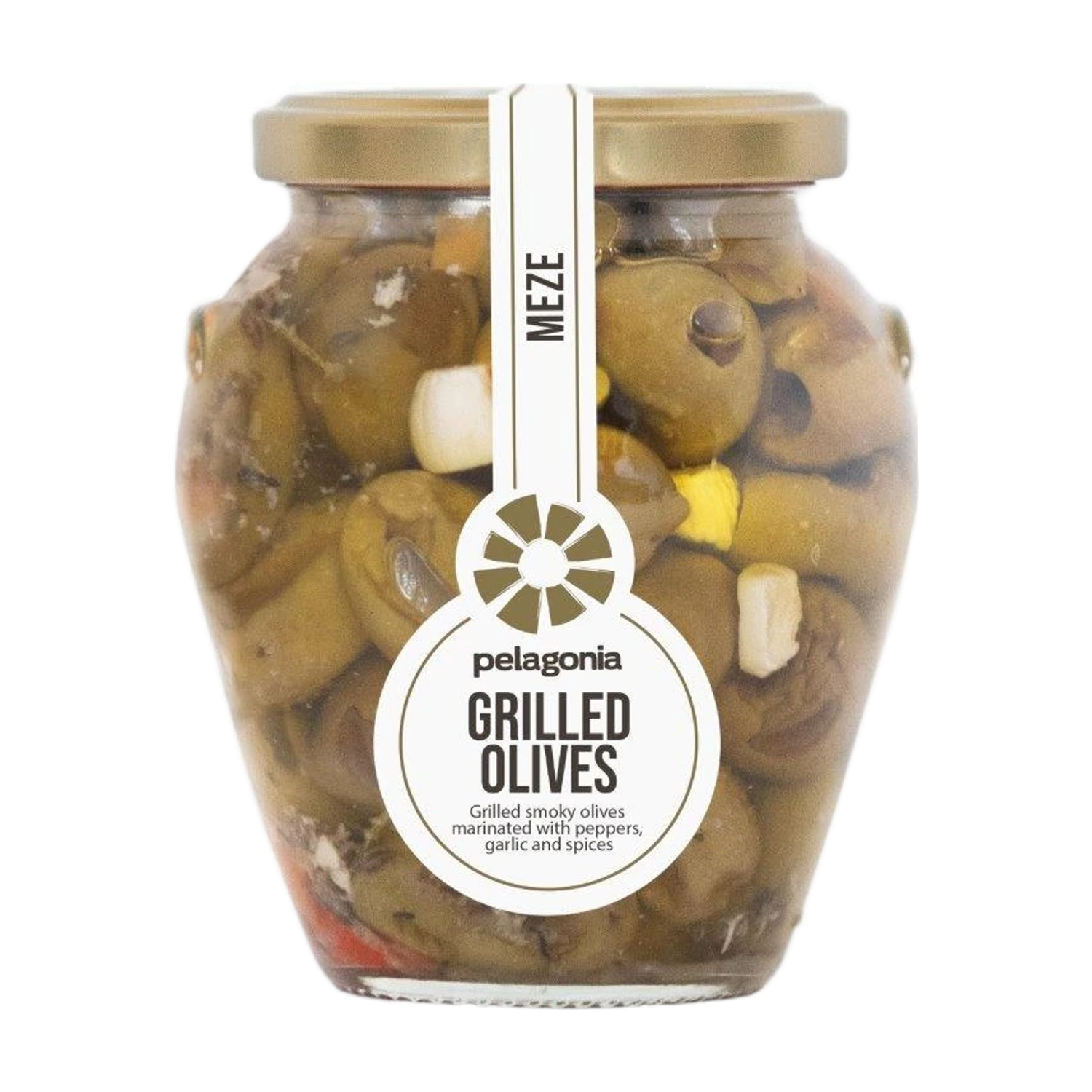 Pelagonia olijven gegrild en gemarineerd 280g