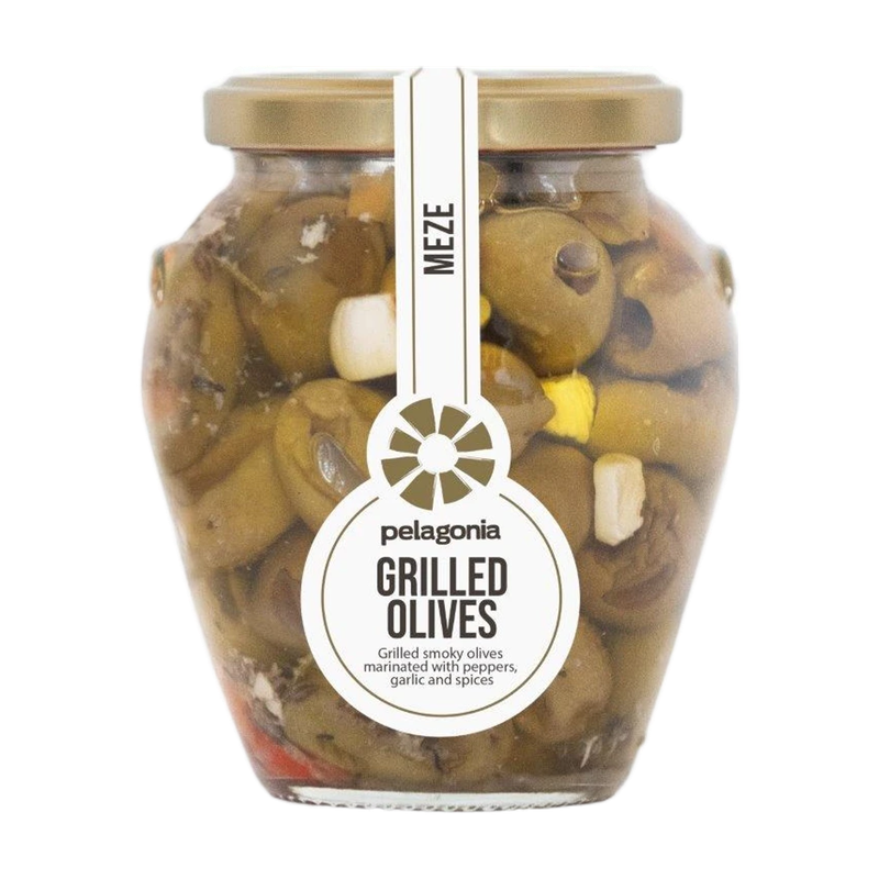 Pelagonia olijven gegrild en gemarineerd 280g
