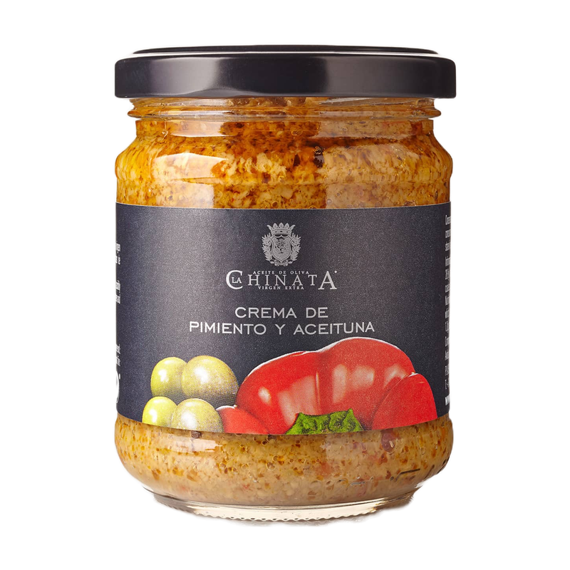 Tapenade Green Olive &amp; Red Pepper 180Ml La Chinata