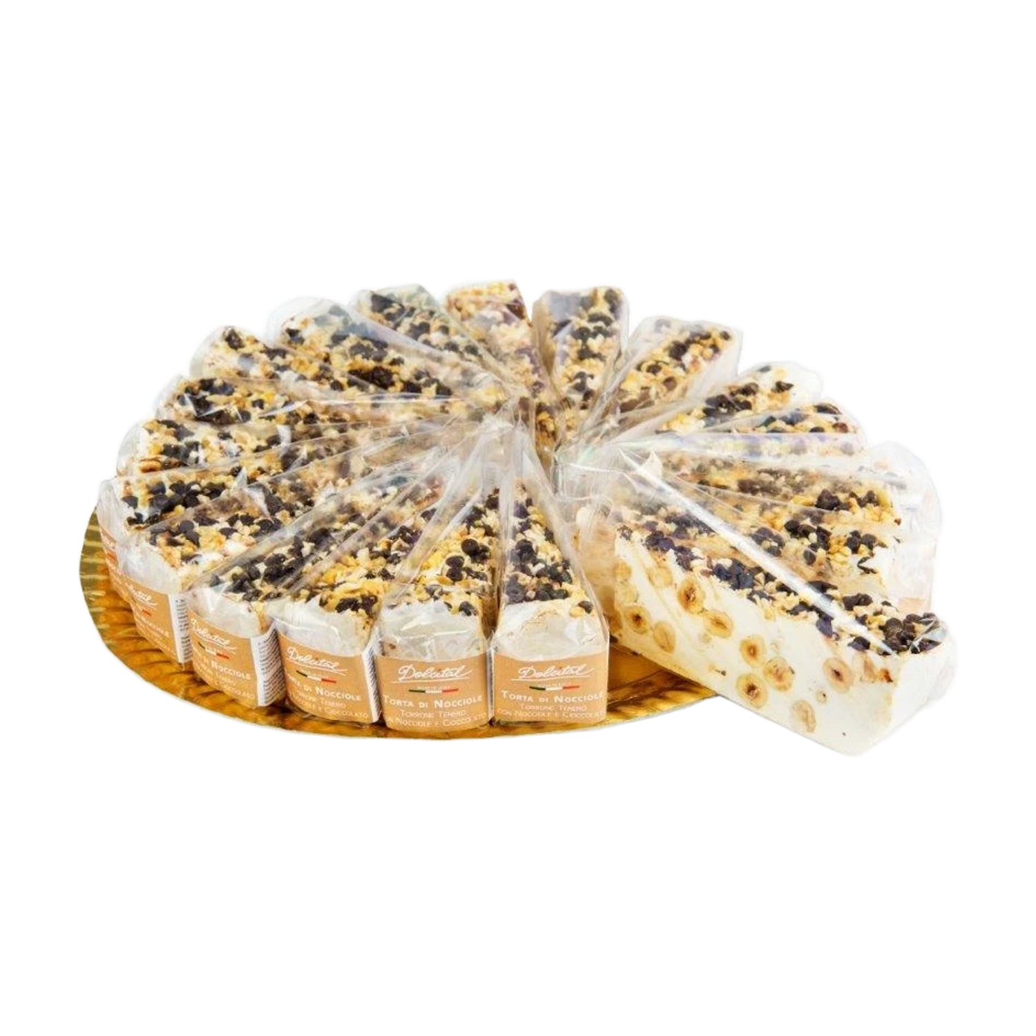 nougattaart hazelnoot chocolade 110g