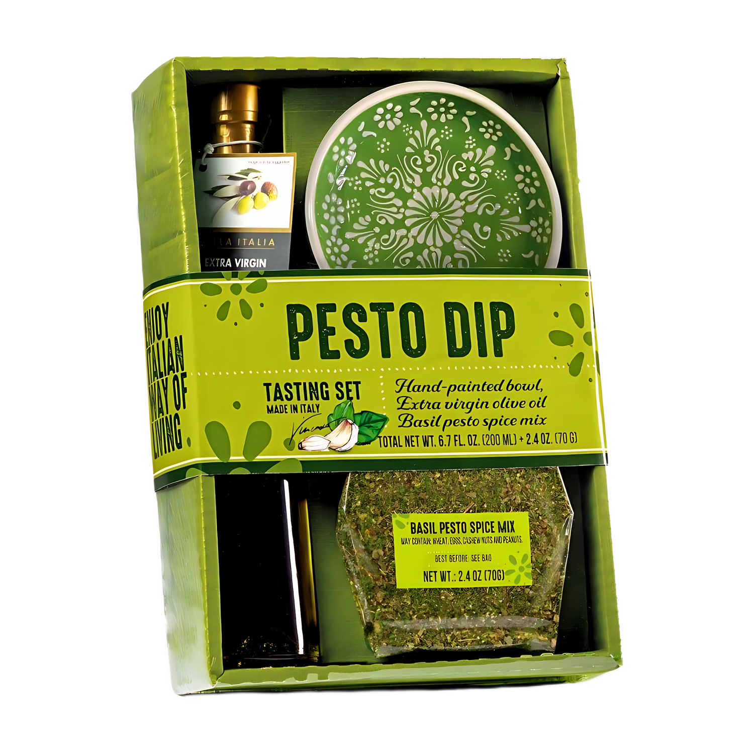 pesto dip tasting set 70g+200ml
