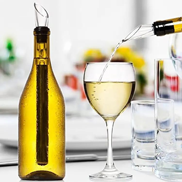 Wine Cooling Stick with Pourer - Cooler for Wine Bottles