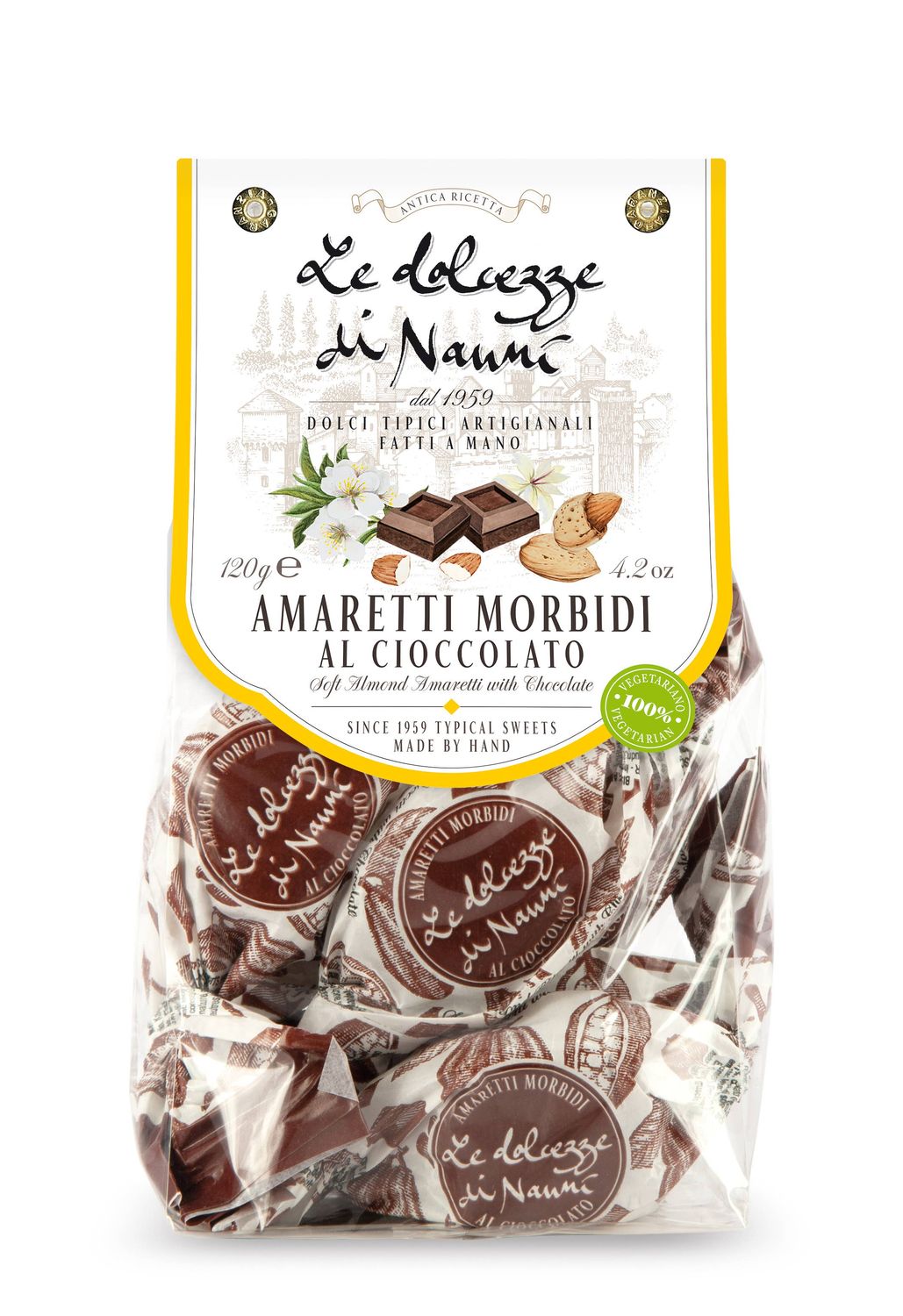 5453_SOFT CHOCOLADE AMARETTI 120gr zak