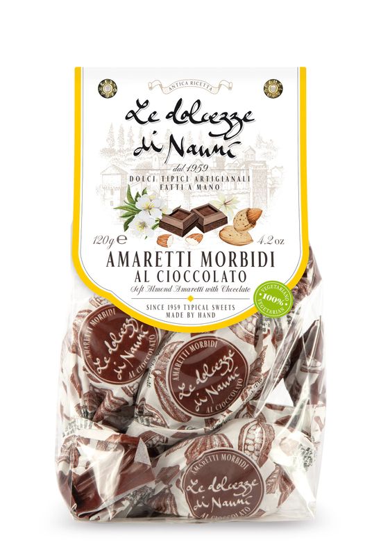 Le Dolcezze di Nanni Chocolade Amaretti 120 g