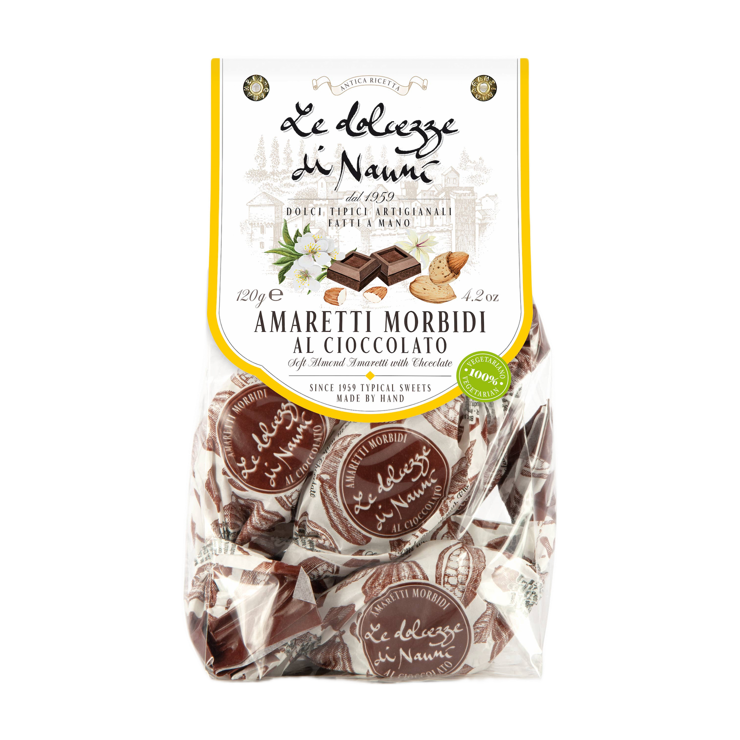Le Dolcezze di Nanni Chocolade Amaretti 120 g