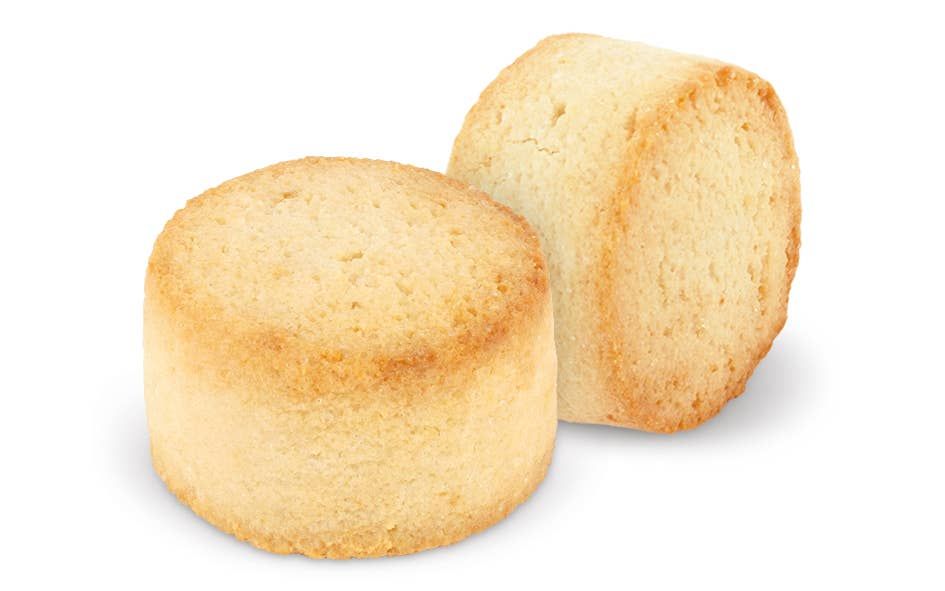 Cilinderdoos met zachte amaretti - mix van citroen en sinaasappel