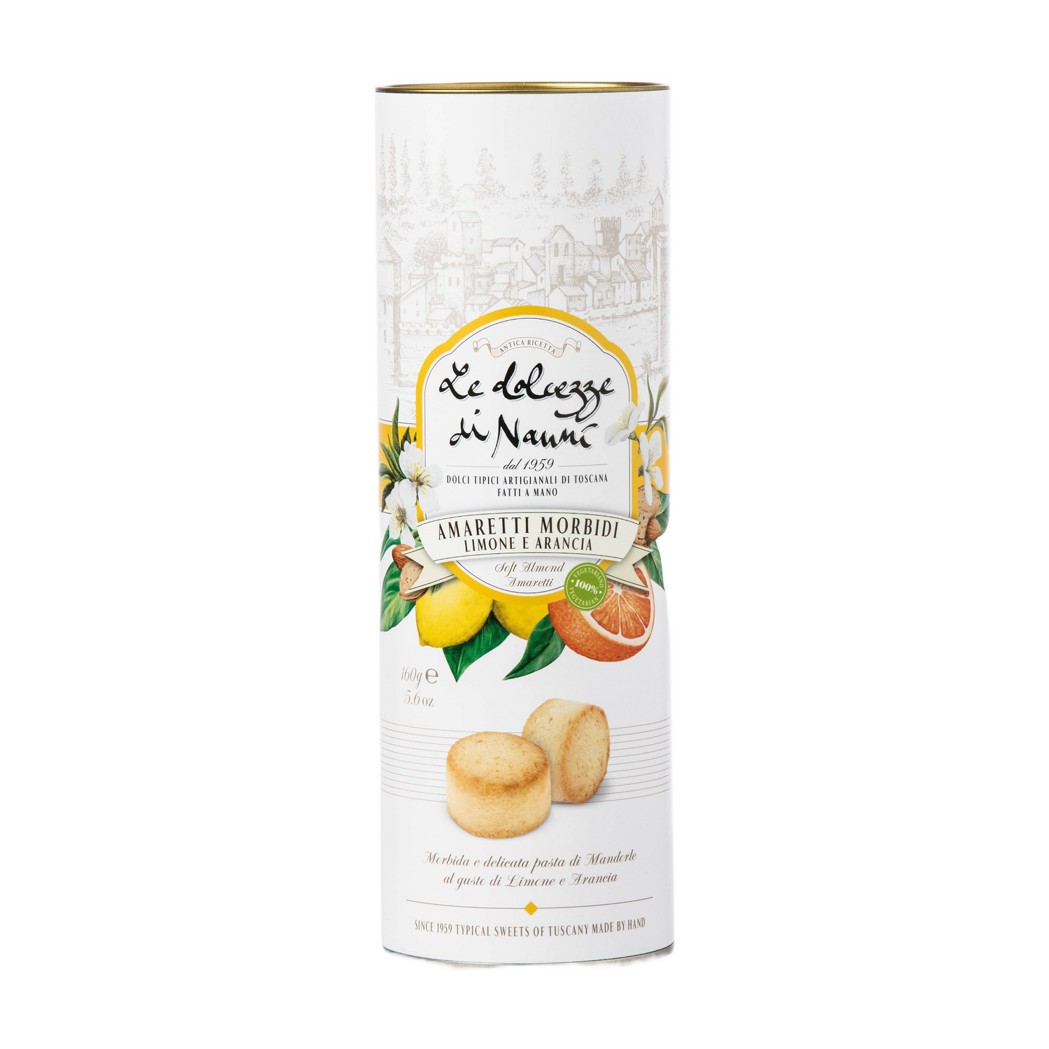 Le Dolcezze di Nanni Amaretti Citroen &amp; Sinaasappel 160 g