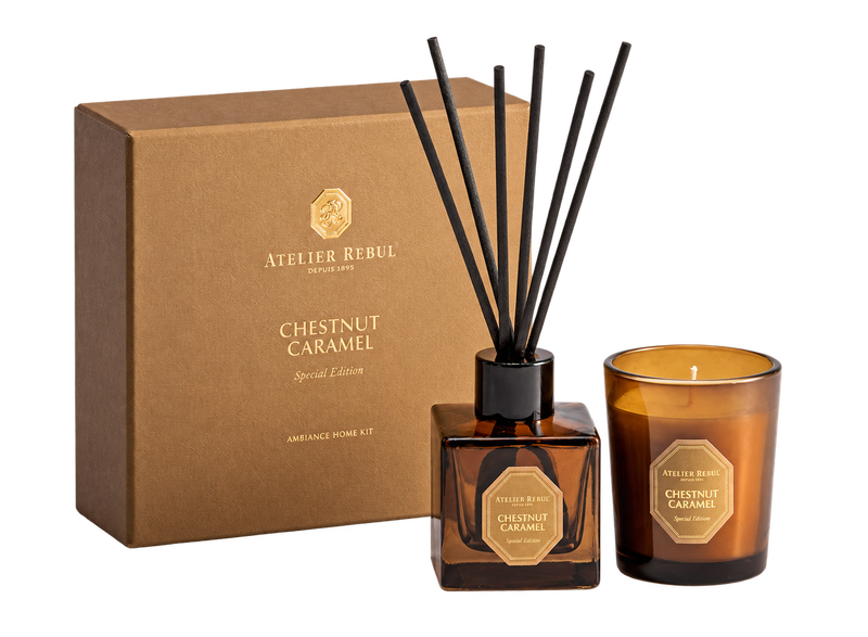 Atelier Rebul Chestnut Caramel Mini huisgeurset – New Year 2027