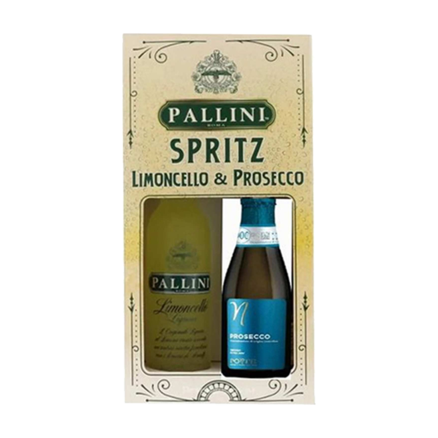 Pallini Limoncello Spritz pack: Limoncello + Prosecco 0.20L