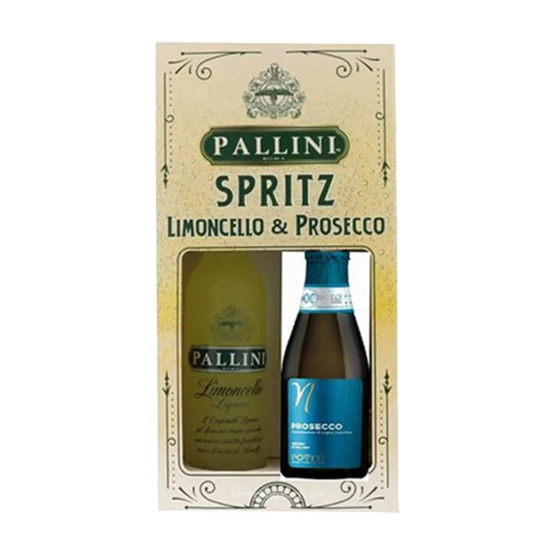 Pallini Limoncello Spritz pack: Limoncello + Prosecco 0.20L