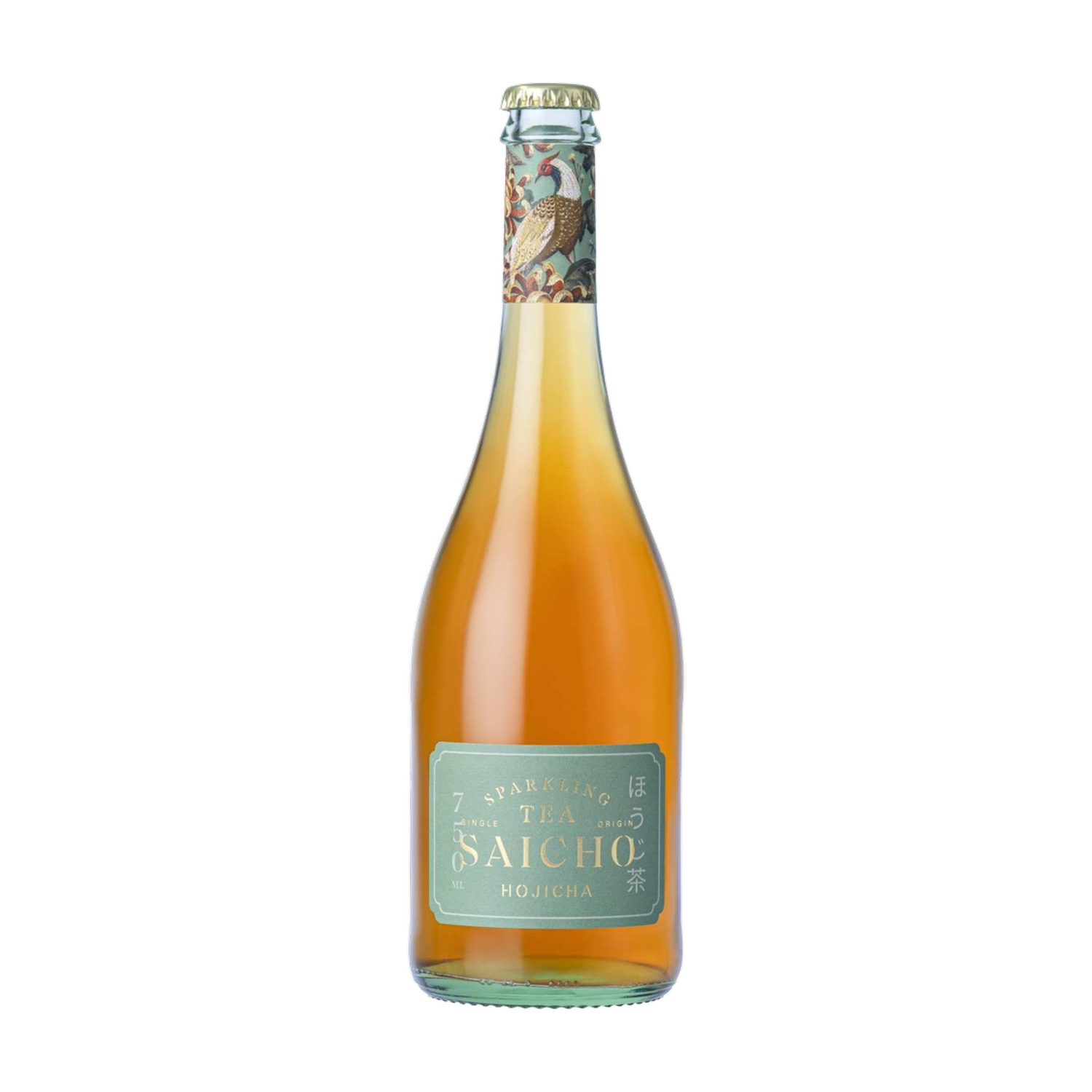 Saicho Hojicha Sparkling Tea - 0.0% 0.75L