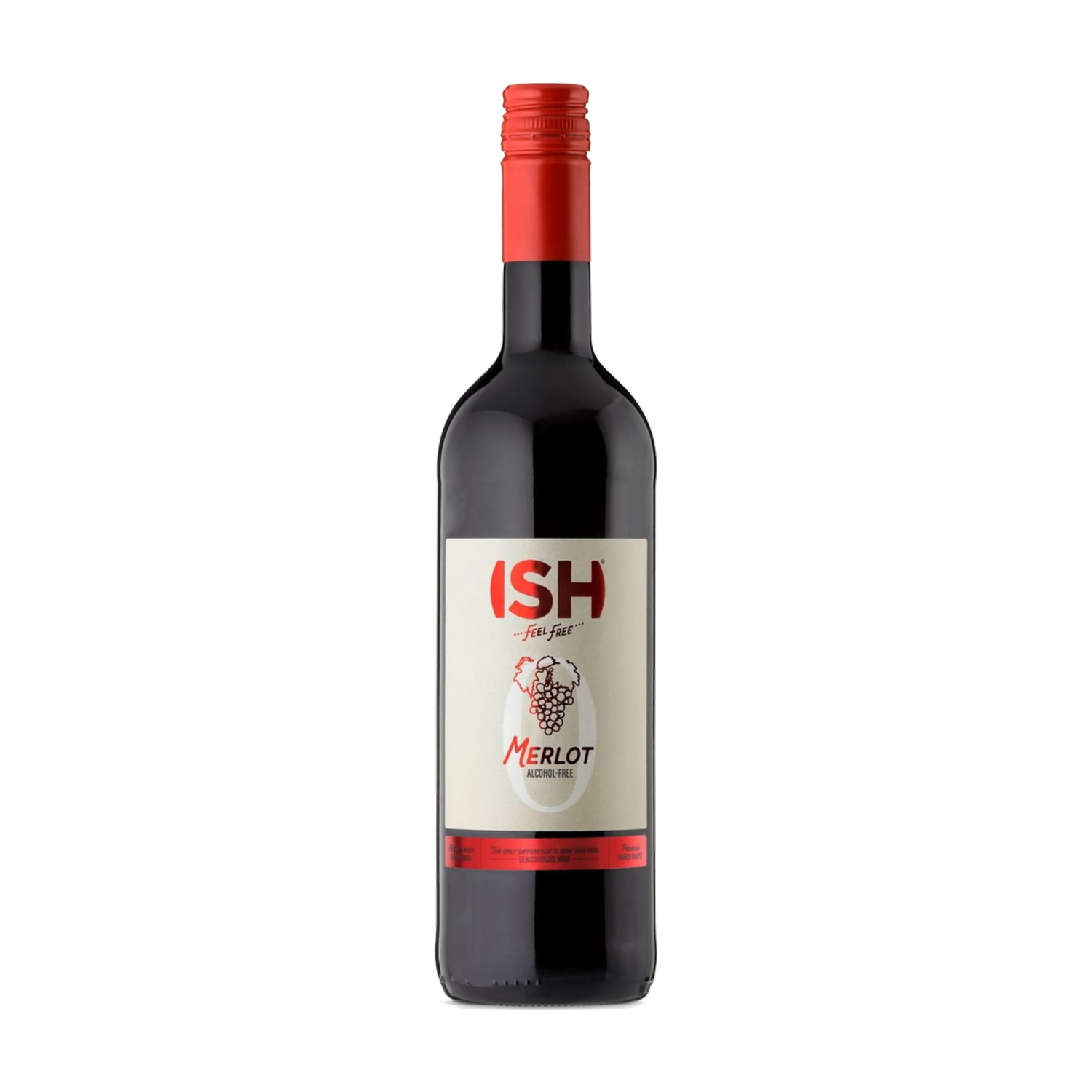 ISH merlot - 0,0% 0.75L