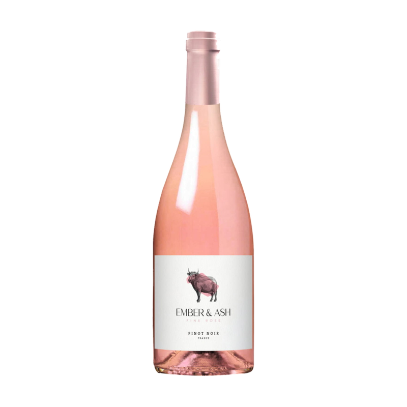 2025 Ember &amp; Ash Cabernet Pinot Noir rosé 0.75L