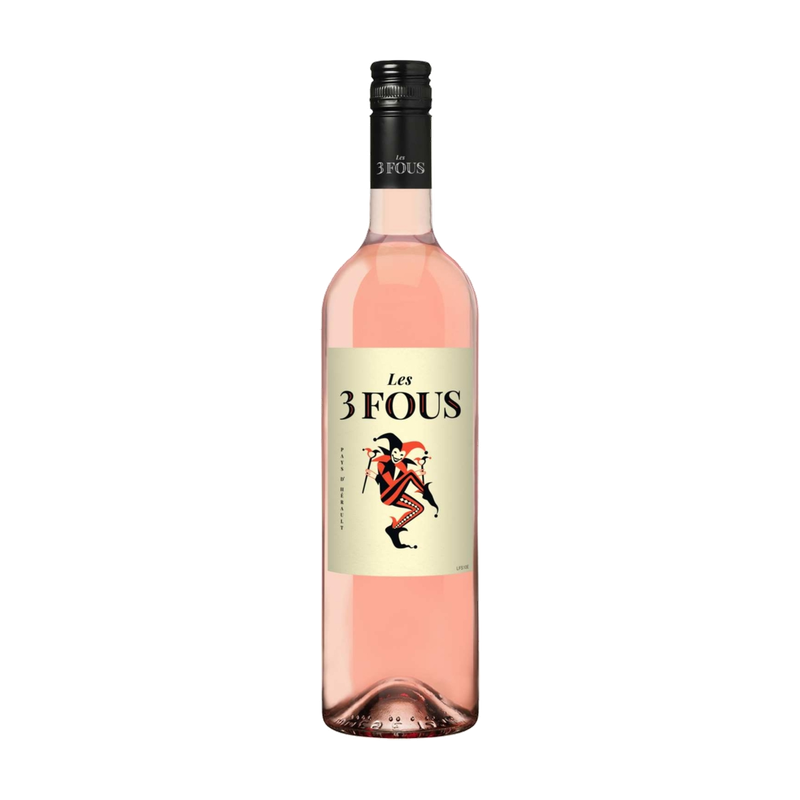 2025 Les 3 Fous Rose de l’Herault 0.75L