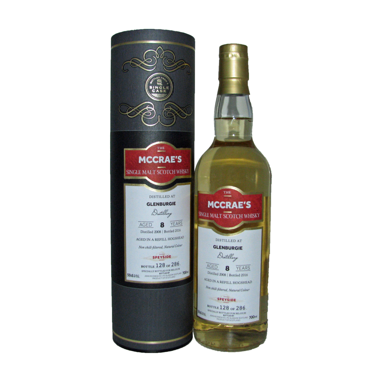 Glenburgie 8 years Old - Single Malt Single Cask 59,60% 0.7L