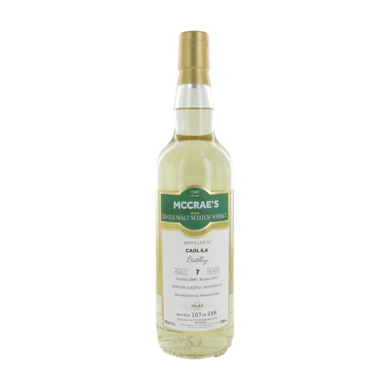 2008 Mc Crae’s Caol Ila 7y - Single Malt Single Cask - 59,40% 0.7L