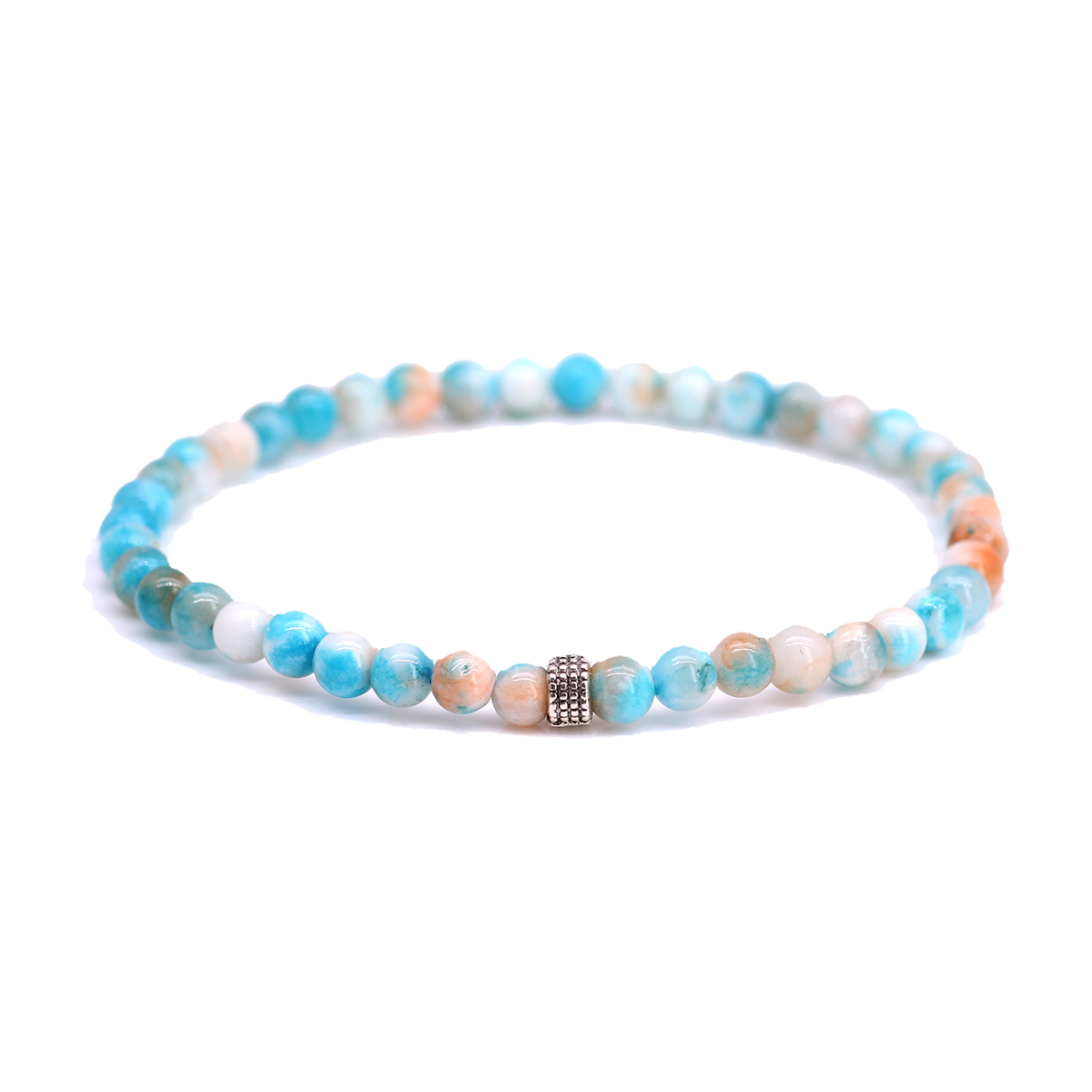 FortunaBeads Basic Jade Sandy Brown women’s bracelet