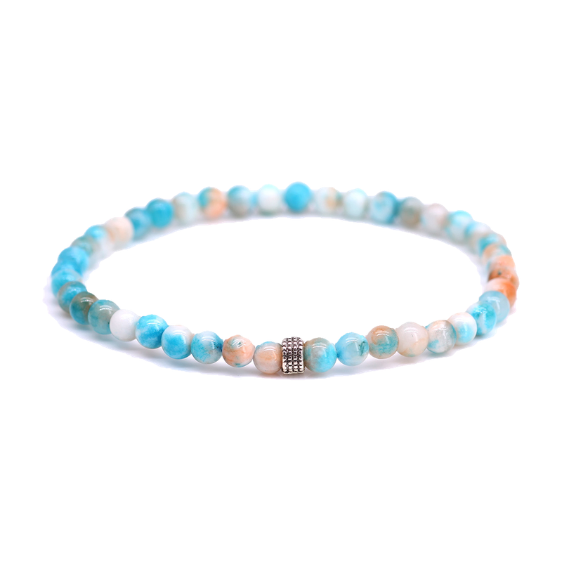 FortunaBeads Basic Jade Sandy Brown women’s bracelet