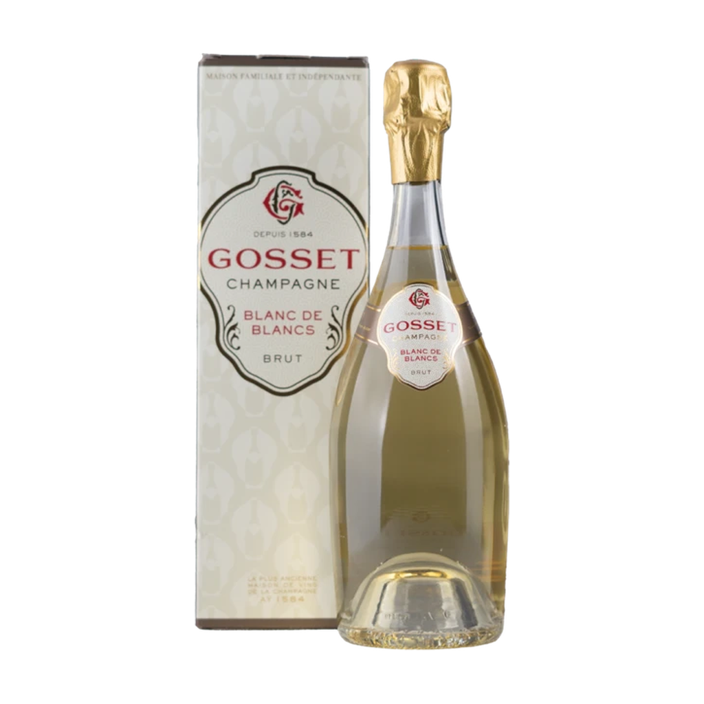 Gosset Grand Blanc de Blancs + GBX — wit