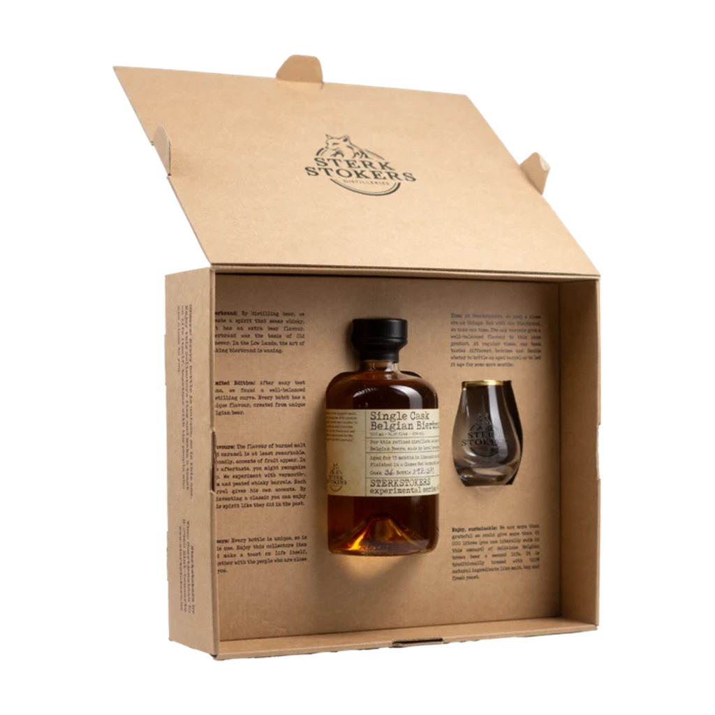 Sterk Stokers Bier Bierbrand Single Cask 36 43% +GBX 50cl