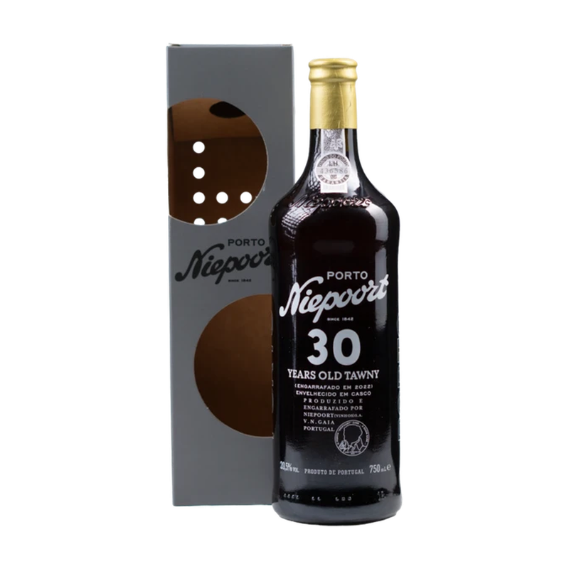 Niepoort Porto 30Y Tawny 20,5% +GBX — rood