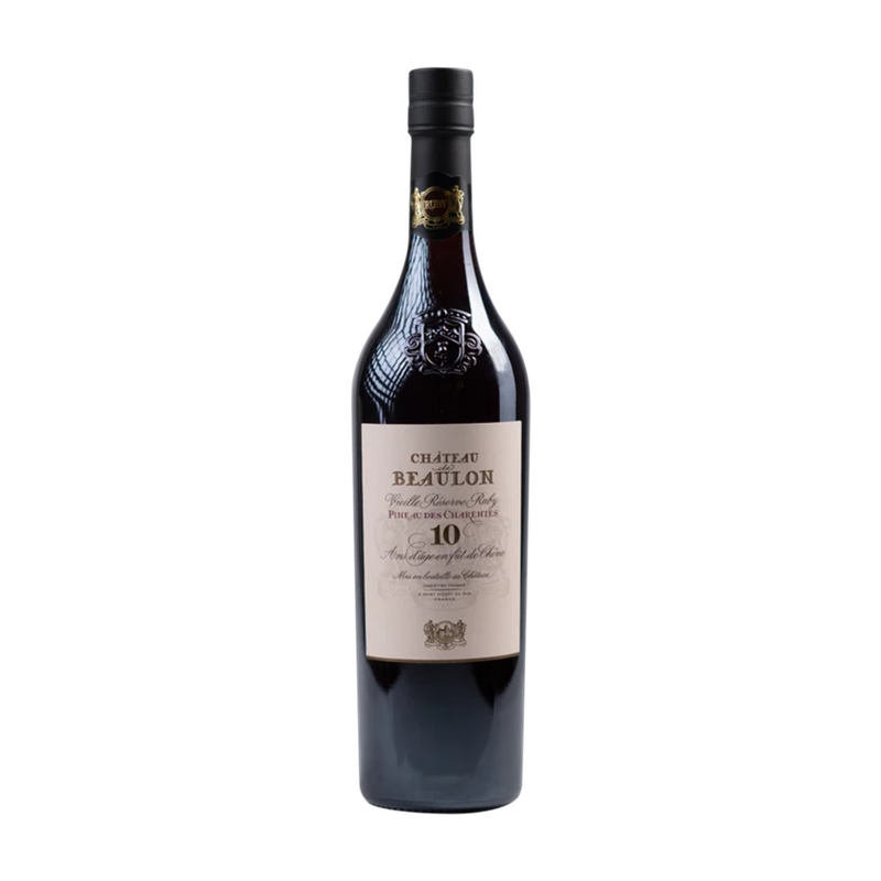 Château de Beaulon Pineau des Charentes Rouge Rubis 10Y 18% — rood