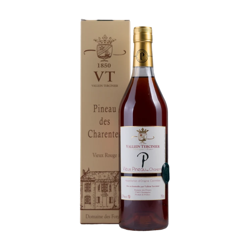 Vallein Tercinier Pineau des Charentes Vieux Rouge + GBX — rood