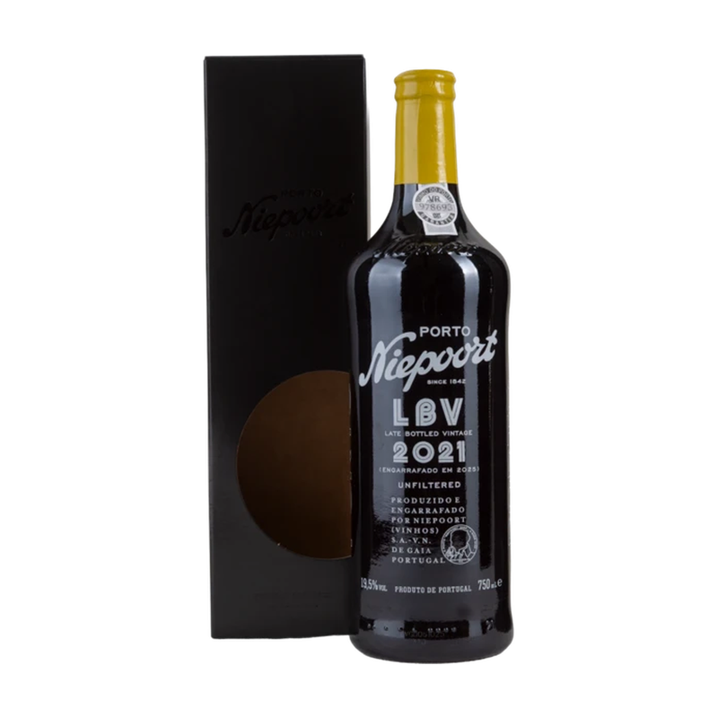 Niepoort Porto LBV 2021 19.5% +GBX — rood