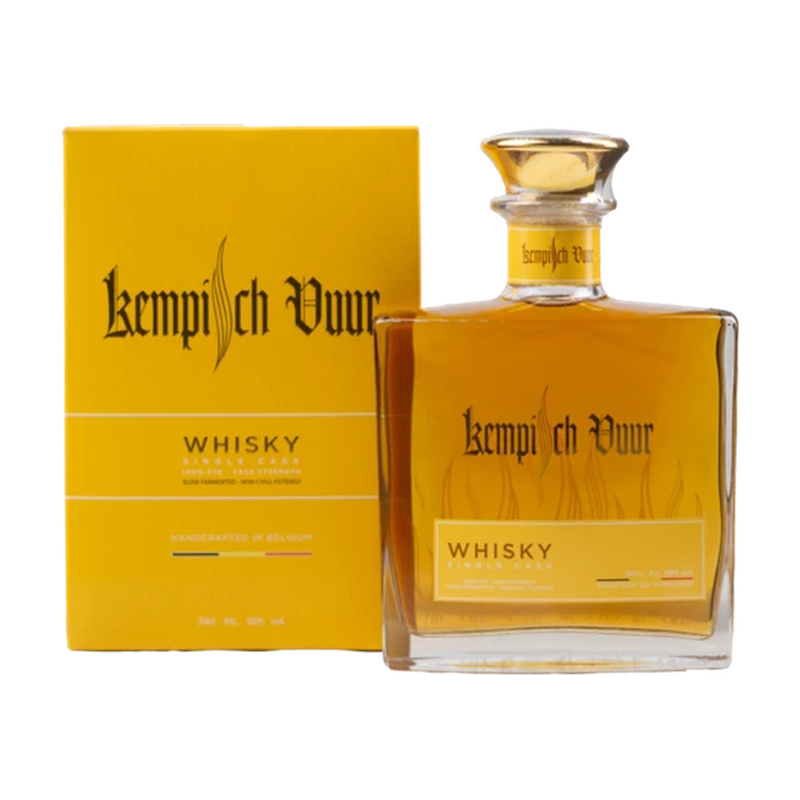 Stokerij Pirlot Kempisch Vuur 100% Rye Cask Strength 58% + GBX 50cl