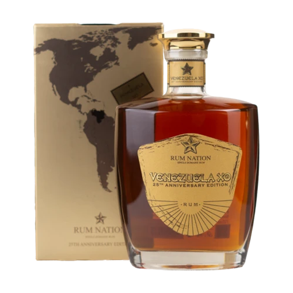 Rum Nation Venezuela XO 25th Anniversary Decanter 43% 70cl