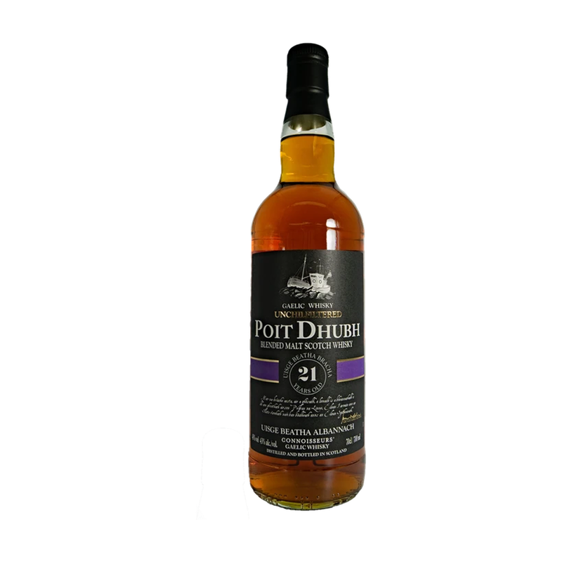 The Gaelic Poit Dhubh Blended Malt 21Y 43° 70cl