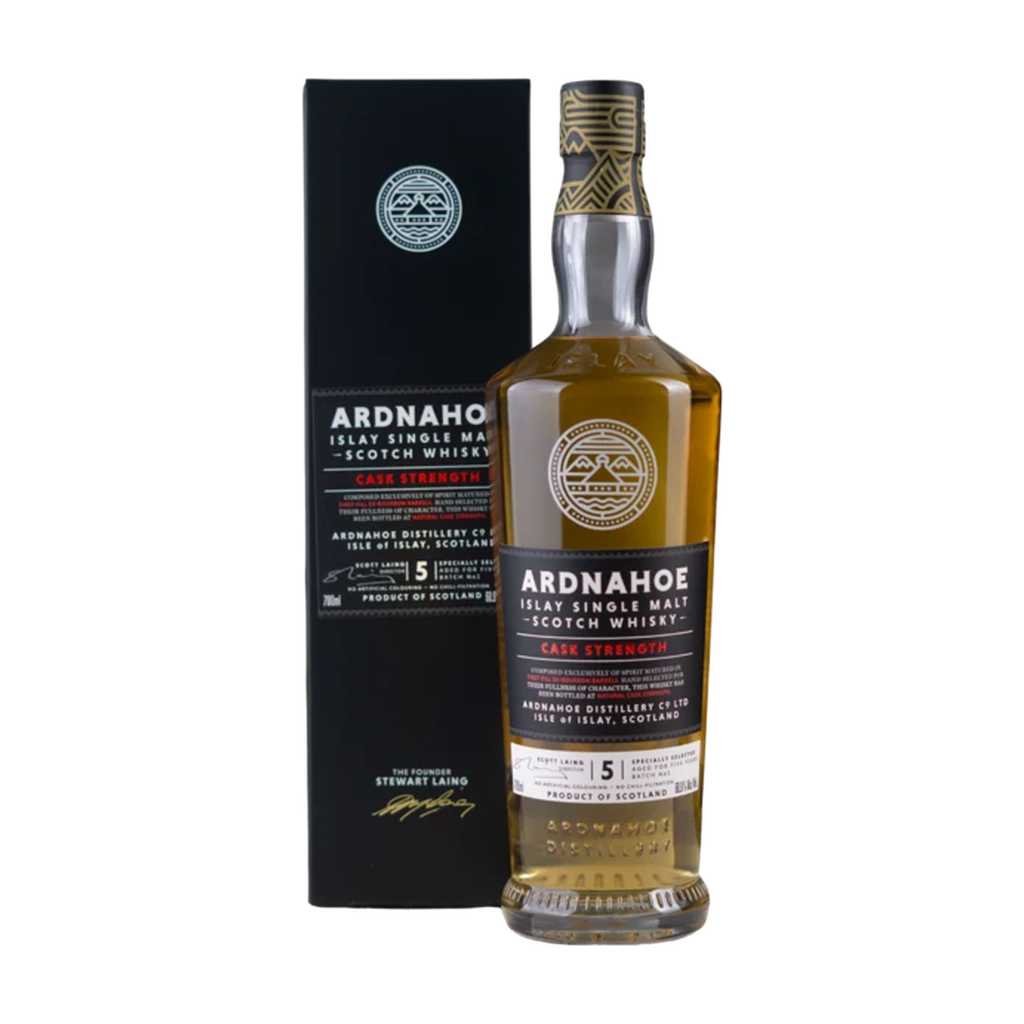 Ardnahoe 5Y Cask Strength Batch 2 61% + GBX 70cl
