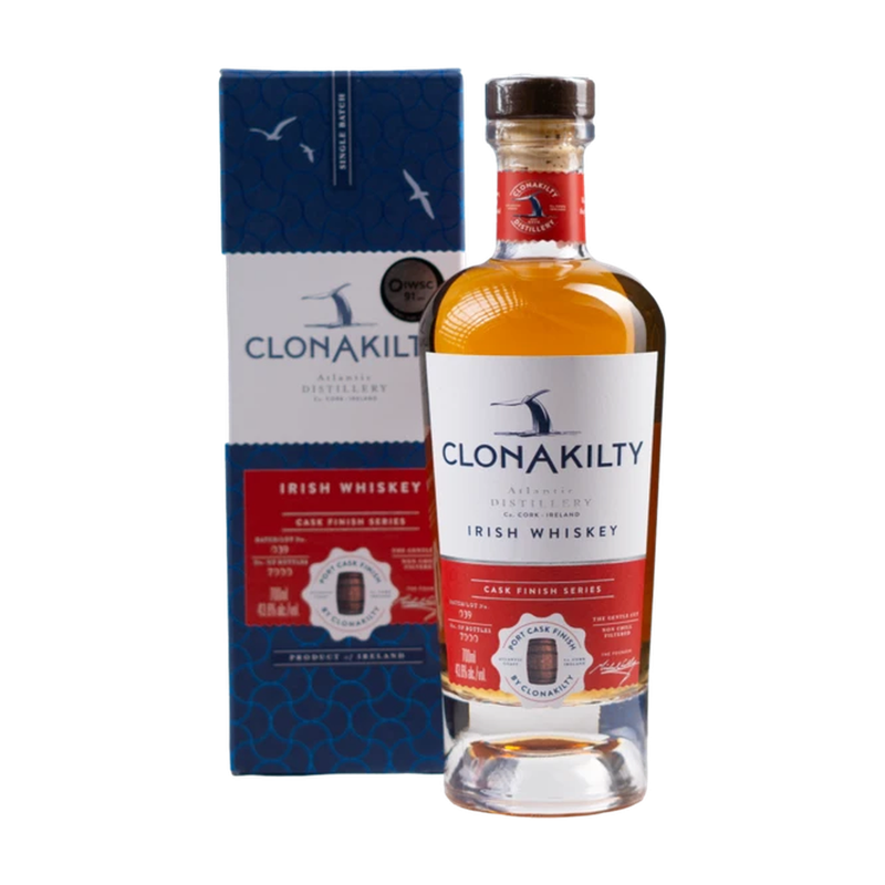 Clonakilty Distillery Clonakilty Port Cask Finish 43,6° + GBX 70cl