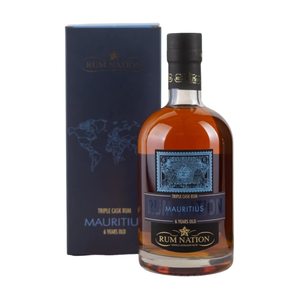Rum Nation Mauritius Triple Cask 6YO 43% + GBX 70cl
