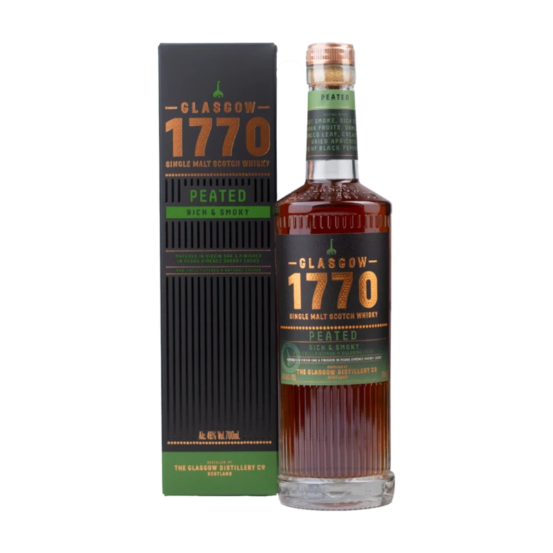 Glasgow Distillery Glasgow 1770 Peated Single Malt 46° 70cl